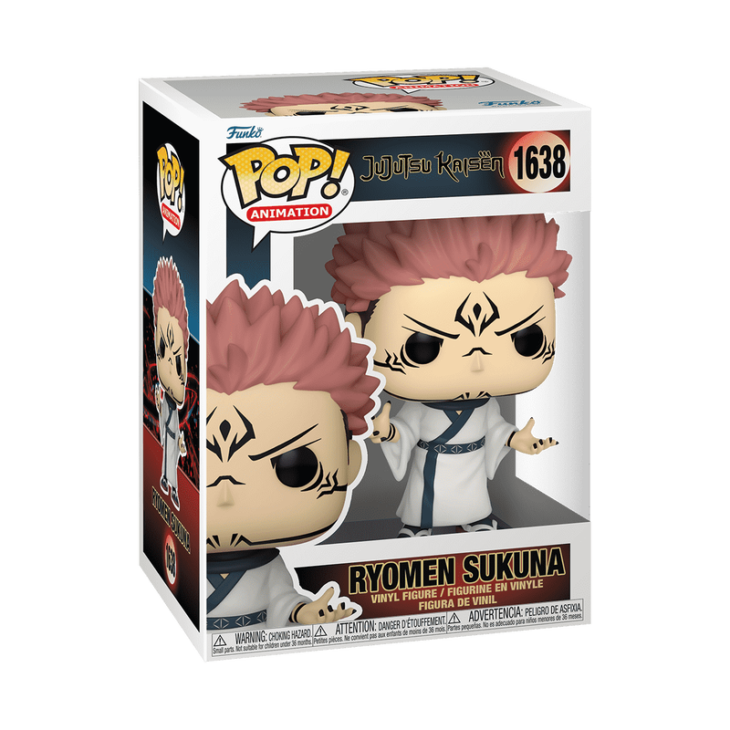 Funko Pop! Animation Jujutsu Kaisen Ryomen Sukuna Vinyl Figure 1638 Boxed
